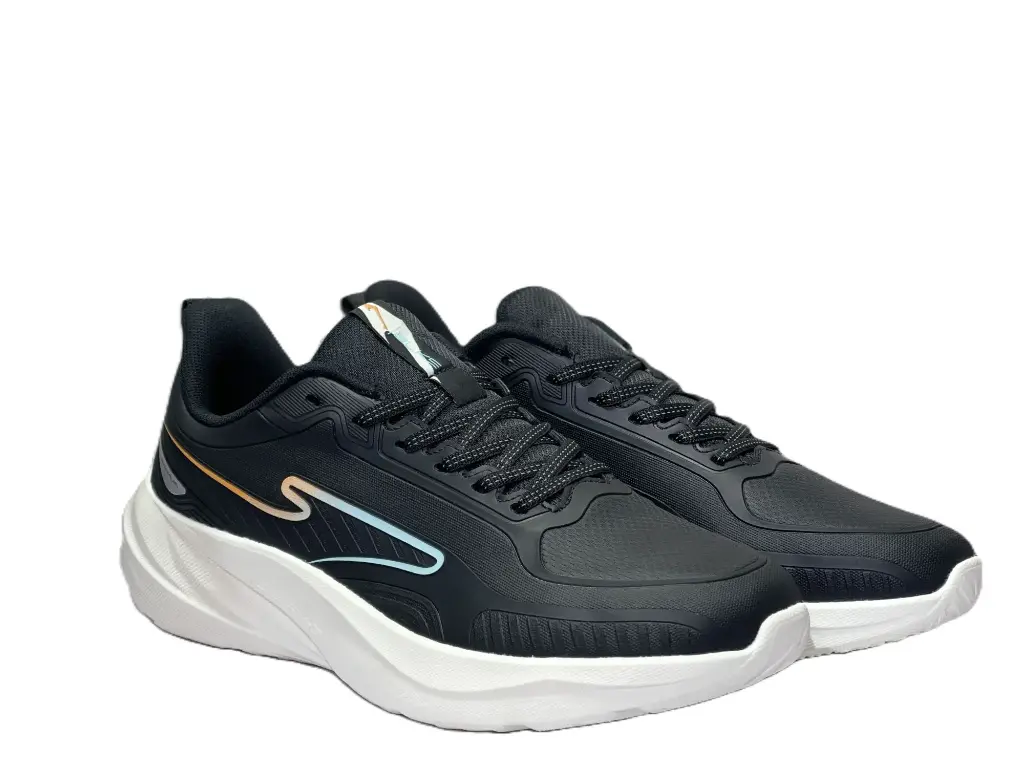 Erke Black Cushioning Running Shoes For Men