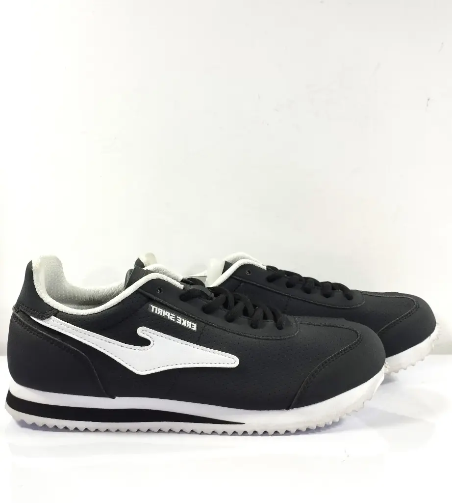 ERKE Waterproof Windproof Running Shoes Black White 2301