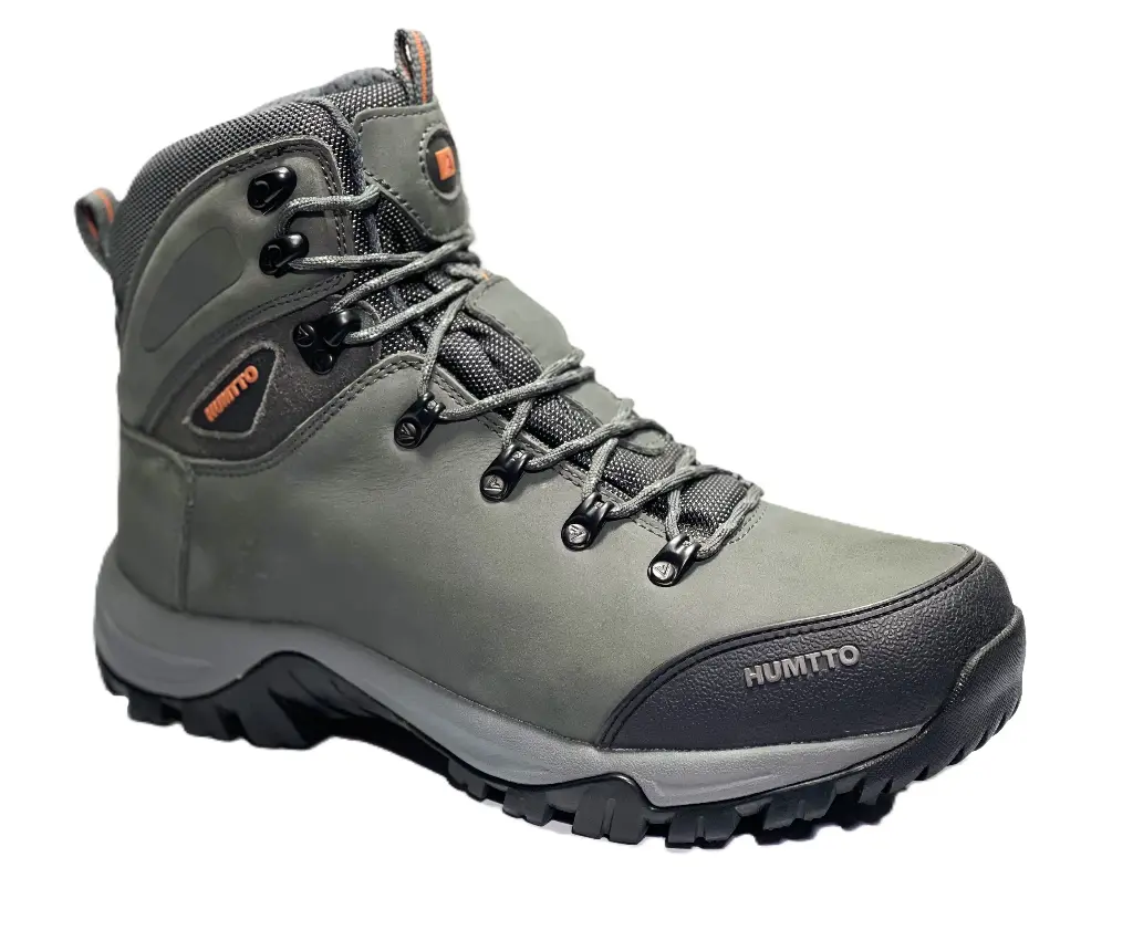 Humtto Waterproof Mountaineering Shoes Outdoor Mountain Trekking Hiking Safety Shoes Men Lace Up No slip Hiking Shoes No Ratings 220865A