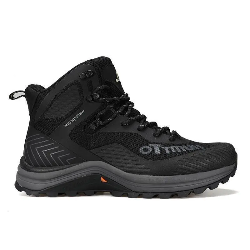 HUMTTO Waterproof Hunting Hiking Boots, Tactical Desert Combat Ankle Trekking Boots, Warm Leather Travel Sneakers 250460B-1