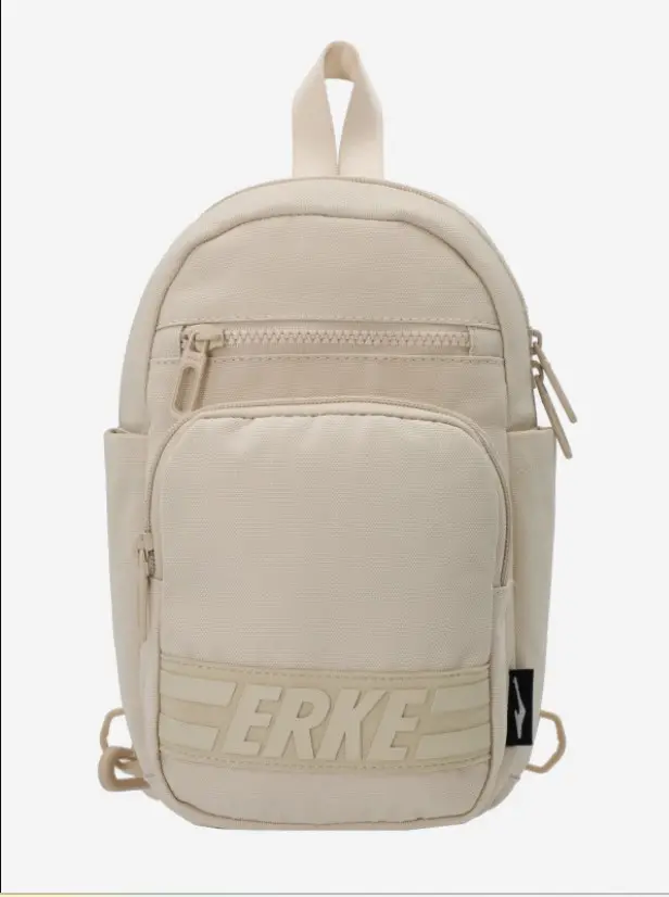 Erke Butter Khaki Shoulder Bag For Unisex 1248