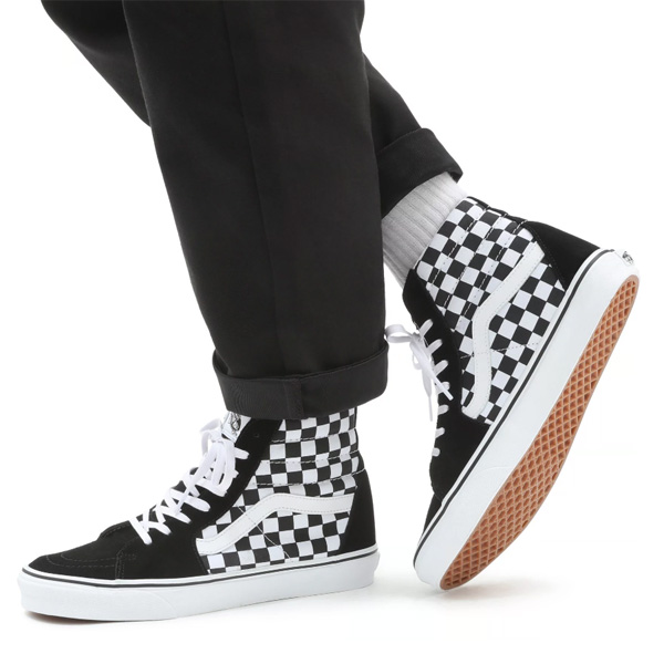 High Checkerboard Vans