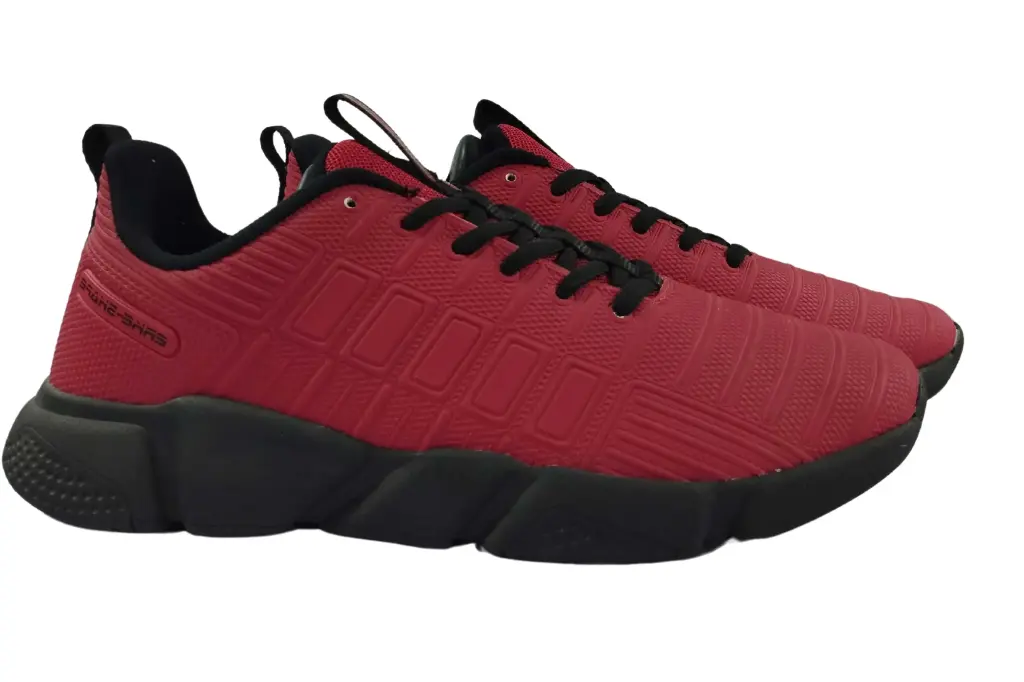 Erke Red/Black Cushioning Running Shoes For Men 4419