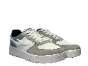 Erke Cream White/Blue Skateboard Shoes 1255
