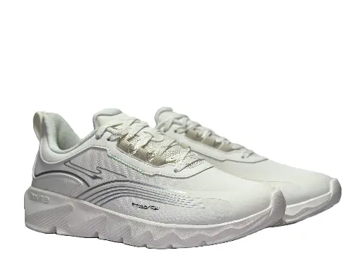 Erke White Cushioning Running Shoes For Men 11123103215-001