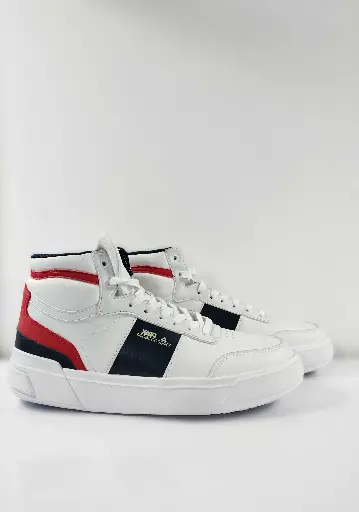 Peak White/Red Cushioning Sneaker Shoes E03478B