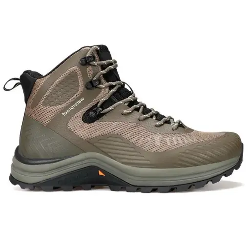 HUMTTO Men's Waterproof Hunting Hiking Boots, Tactical Desert Combat Ankle Trekking Boots, Warm Leather Travel Sneakers 250460A