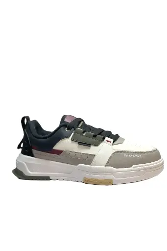 Erke Cream White / Grey Skateboard Shoes for Men 1063