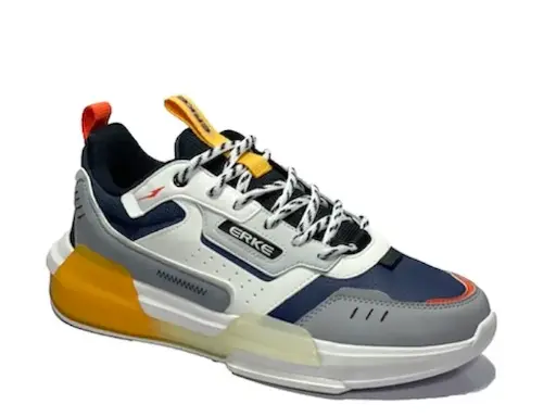 Erke White/Red Skateboard Shoes For Men 0440