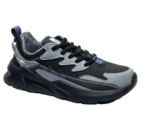 ERKE Cushioning Running Shoes Black/Grey For Men 0509